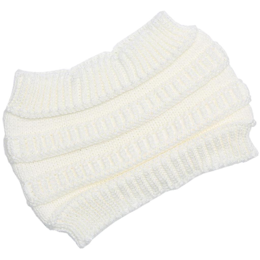 New Autumn and Winter Ladies Knitted Hair Band Widening Face Wash Head Cover Empty Top Hat Warm Sports Cap