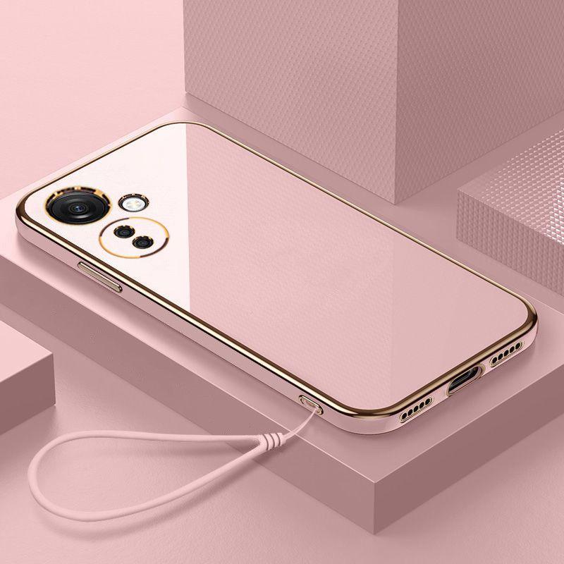 For OnePlus Nord CE 3 Lite Case OnePlus Nord N30 Cover Luxury Square Plating 1+CPH2467 CPH2465 Phone Case Soft Back Cover Fundas