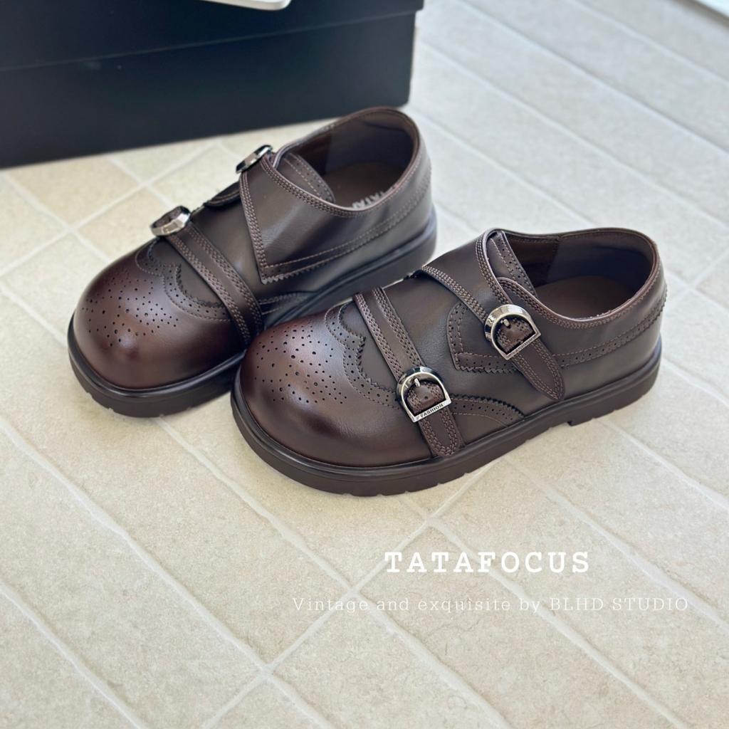 2025 New Thick-soled Heightening Loafers Women's Leather Versatile Autumn New Retro Casual Sports Shoes