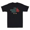 I'd Smoke That - Funny BBQ Smoker Father Barbecue Grilling Vintage Men's T-Shirt