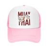 Custom Muay Thai Tiger Trucker Hat Adult Thailand Martial Art Fighter Spirit Adjustable Baseball Cap Sun Protection Trucker Cap