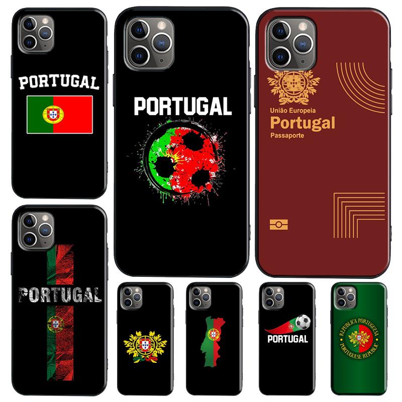 Portugal Flag Phone Case For iPhone 17 Air 16 15 13 12 11 14 Pro Max 12 13 mini 15 16 Plus 16e Cover Coque