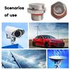 Vattentäta IP68 Luftningsskruvar Ventiler Luftningsventiler M5 M6-M12 M16 M20