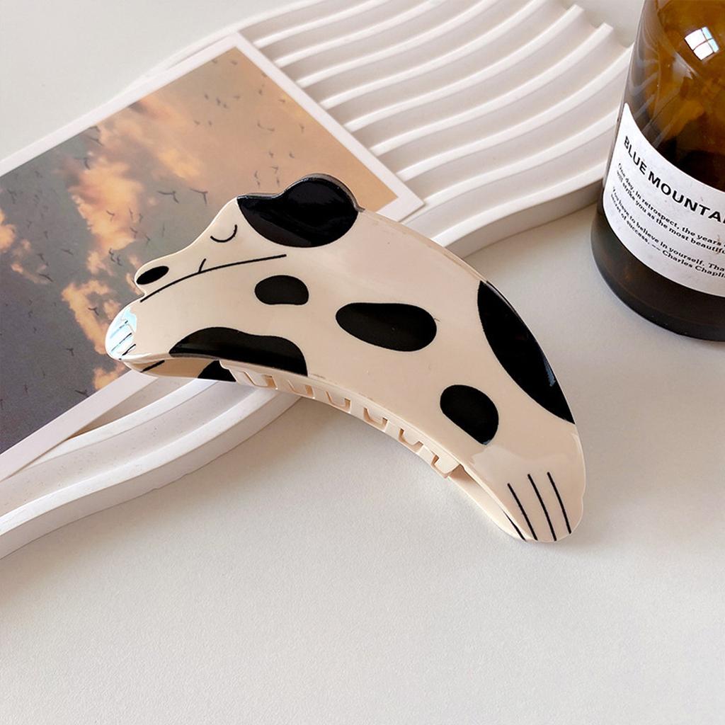 1 Stück Acetat niedliche Welpen Haarspange Dalmatiner Hund Strass (10cm/3.94) Haarklammer Cartoon Tier Haargreifer am Hinterkopf