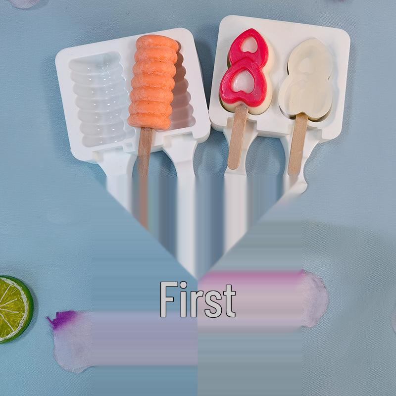 Sanxin Silicone Ice Cream Mold for Homemade Children's Popsicles, Christmas Cakes, and Chocolate Fruits