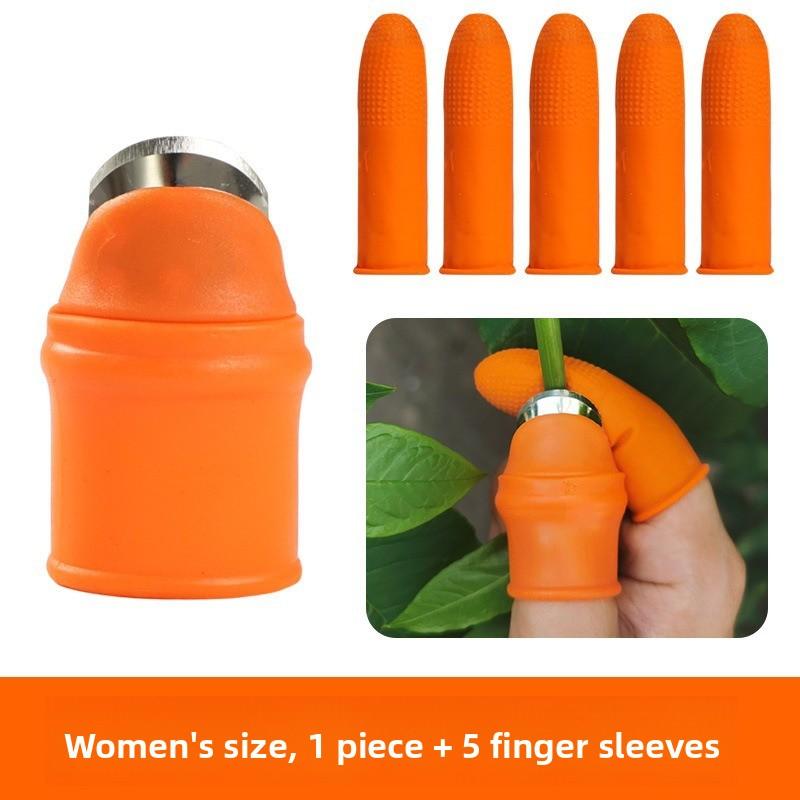Tumkniv Magiskt verktyg för grönsaksplockning, Fingerskydd för plockning av paprika, Skydd för grönsaksplockning, Inläggningsskydd för fingrarna