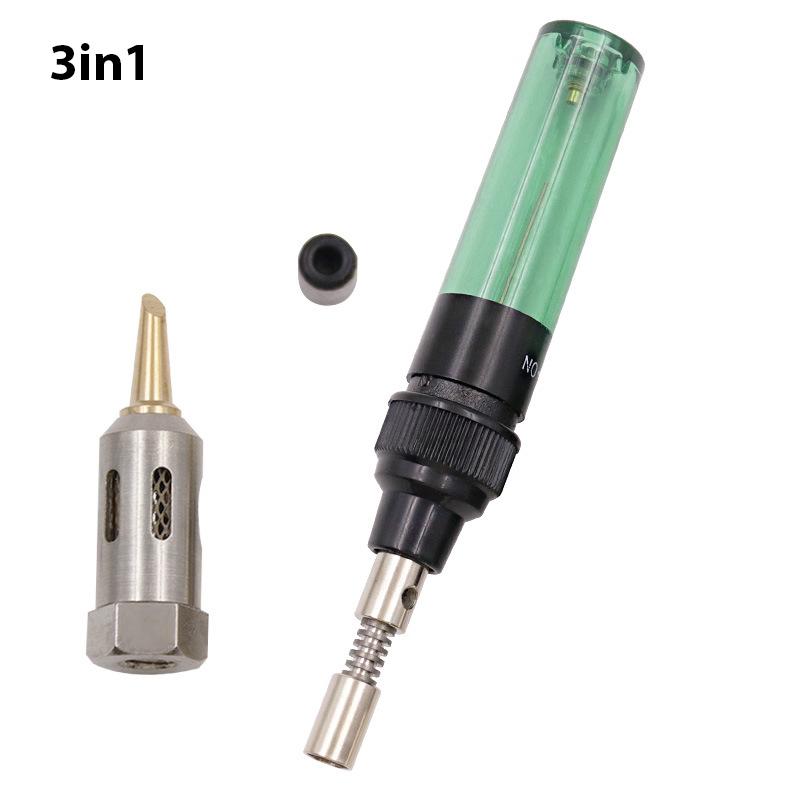 

3 In 1 Soldering Irons Set Welding Pen Burner Gas Soldering Iron Butane Tip Tool