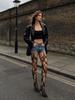 3 Pairs Pack Cut Out Lace Fishnet Tights Women'S Ripped Hollow Mesh Pantyhose Set