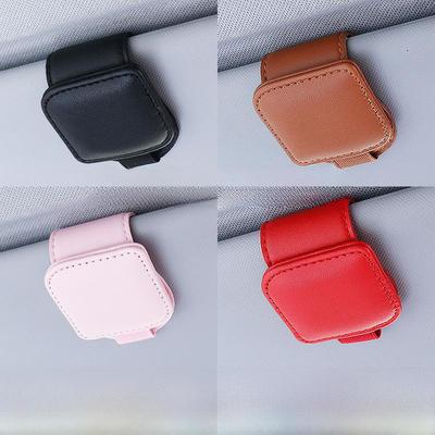 Support multifonctionnel pour lunettes de soleil et clip de rangement pour pare-soleil de voiture