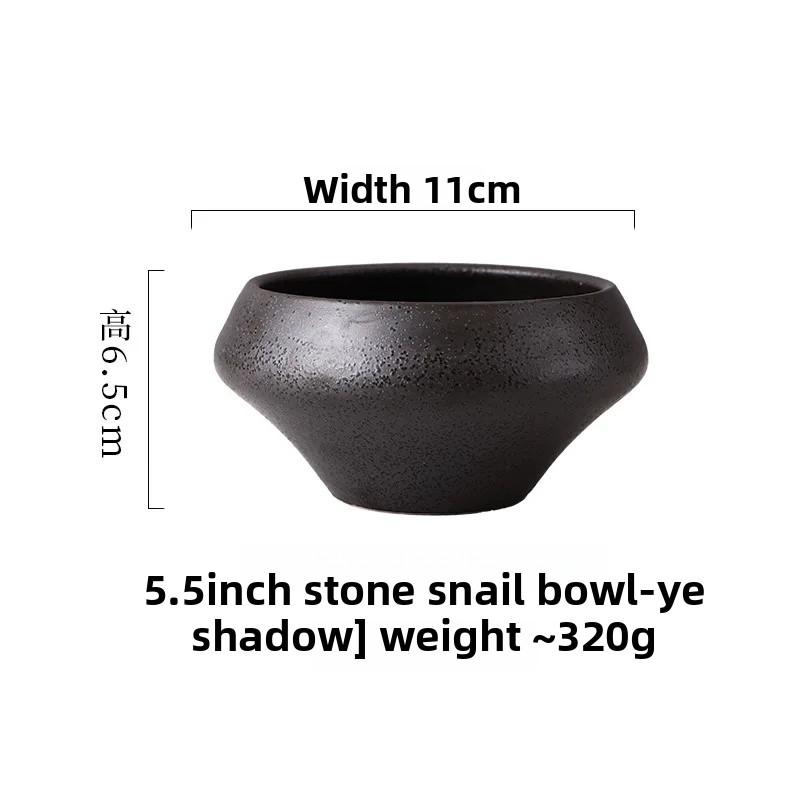 Japanese Style Ceramic Conical Bowl Creative Dessert Simple Deep Salad Bowl Commercial Rice Elegant Soup noodle ramen bowl