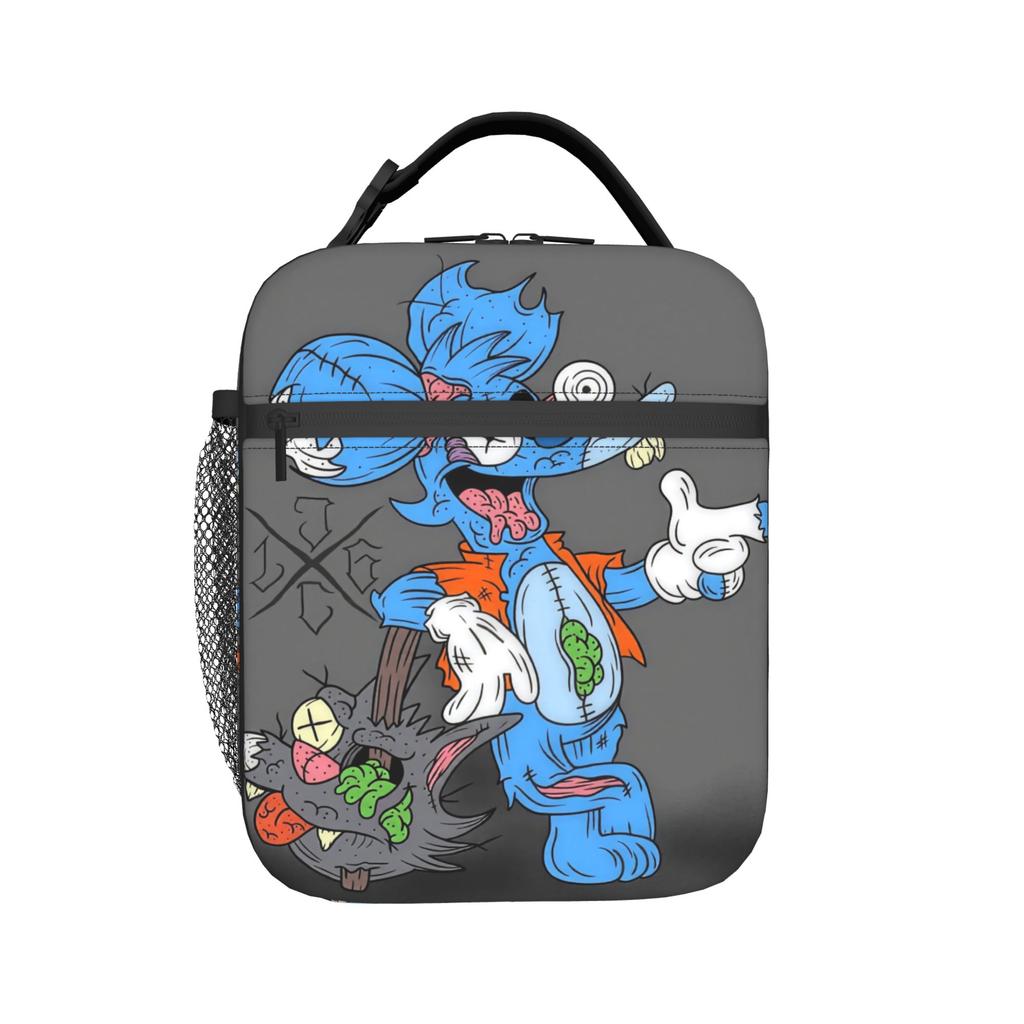 Itchy and Scratchy Lunch Bag For Women Lunch Box Fashion Outdoor Picnic Cooler Bag Portable Zipper Oxford Thermal Lunch Bags