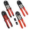 Yiertuo 3-in-1 Network Cable Crimping Pliers for Telephone, Computer, and Crystal Head Wiring