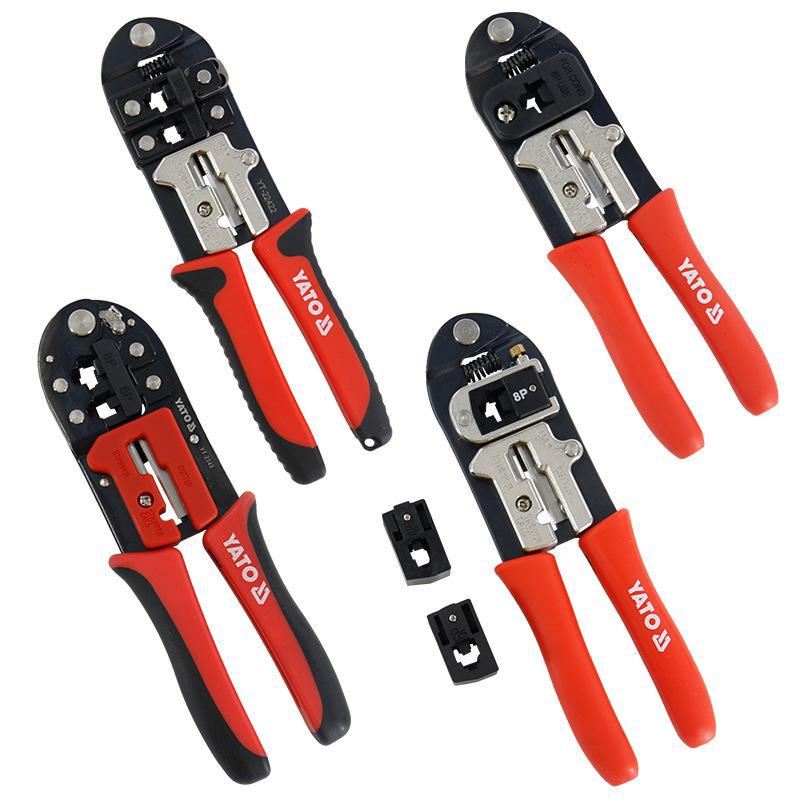 Yiertuo 3-in-1 Network Cable Crimping Pliers for Telephone, Computer, and Crystal Head Wiring
