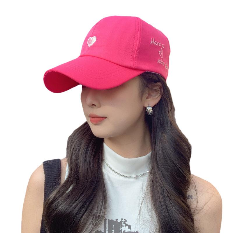 Spring Sun Protection Hat with Exposed Ponytail Baseball Cap for Women's Outdoor Cycling Sun Protection Breathable Fashionable and Versatile Hat
