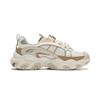 Li Ning Cat Paw Lite3 Slip Resistant, Abrasion Resistant, Breathable, Lightweight Low top Chunky Sneakers Women's Ecru AGCW004-1