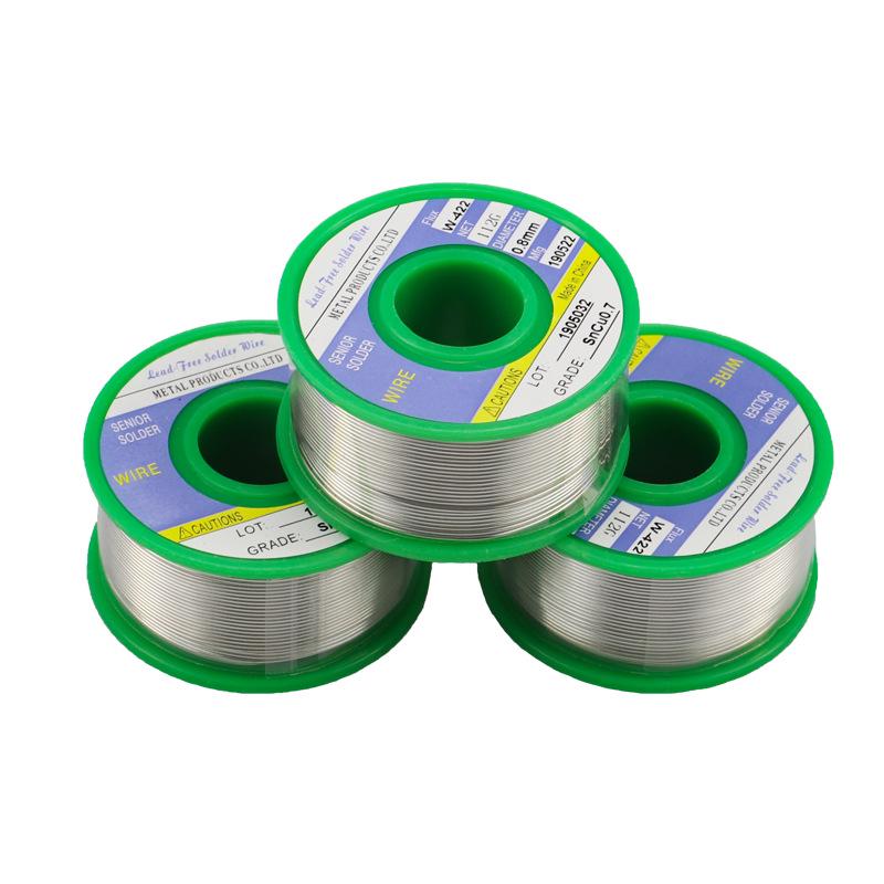 Eco-Friendly Lead-Free Solder Wire Sn99Cu0.7 - 50/100g Spools