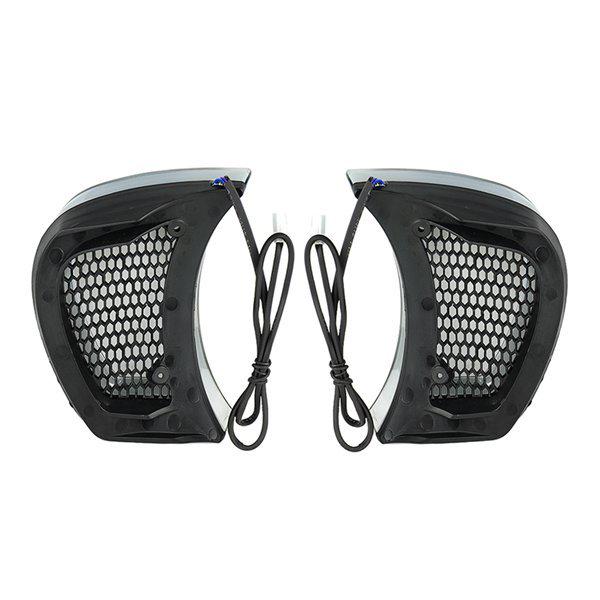 Harley Glide Rear Turn Signal & Daytime Running Light Vent Grille (Pair)