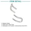ACROPIX Universal Exhaust Muffler Pull Hook U Shape Motorcycle Scooter Silver Tone 4pcs