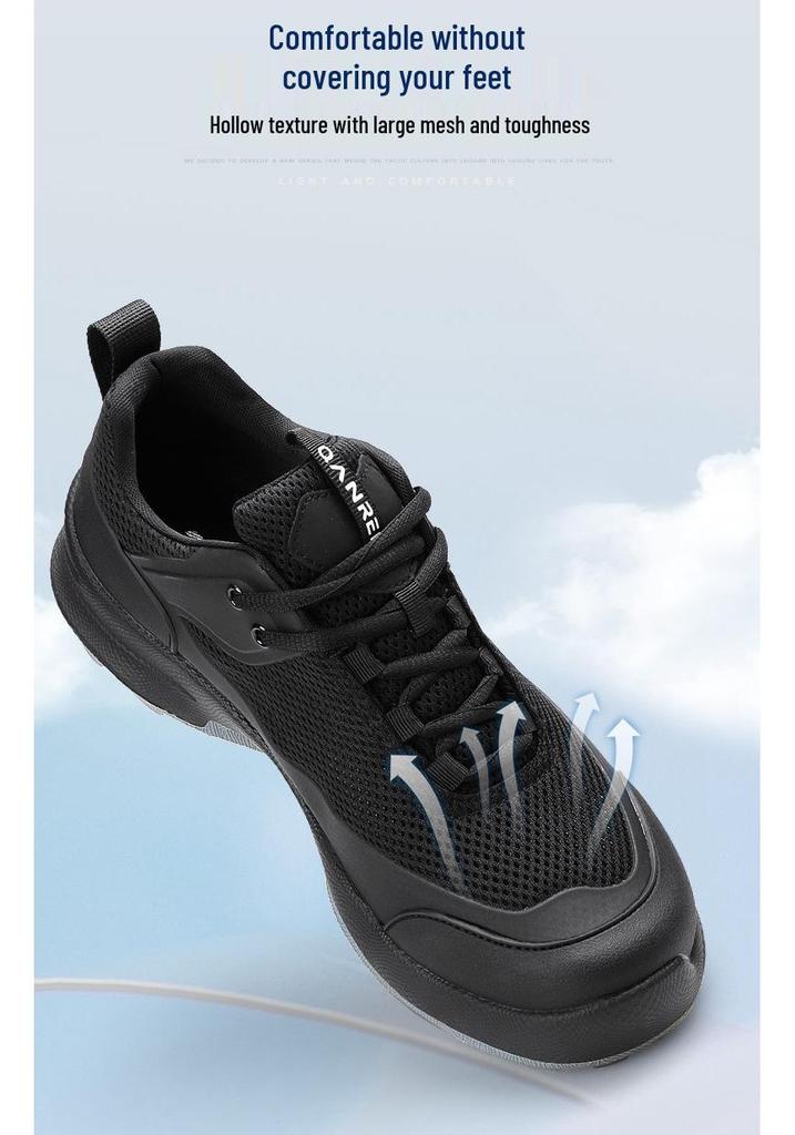 Jihua 3515 Men's Ultra-light Breathable Mesh Hiking Shoes - Puncture-resistant, Casual Summer Trainers.