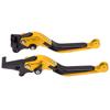 Paar Motorrad Bremskupplungshebel CNC Aluminiumlegierung Ersatz für PCX 125 150 (Trommelbremsversion) GANZJÄHRIG