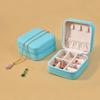 Portable Jewelry Box European Princess Korean Small Travel Handmade Jewelry Bag Earring Ring Small Storage Box