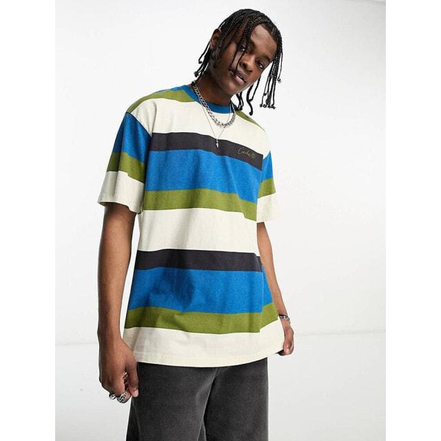 

Синяя футболка в полоску Carhartt WIP