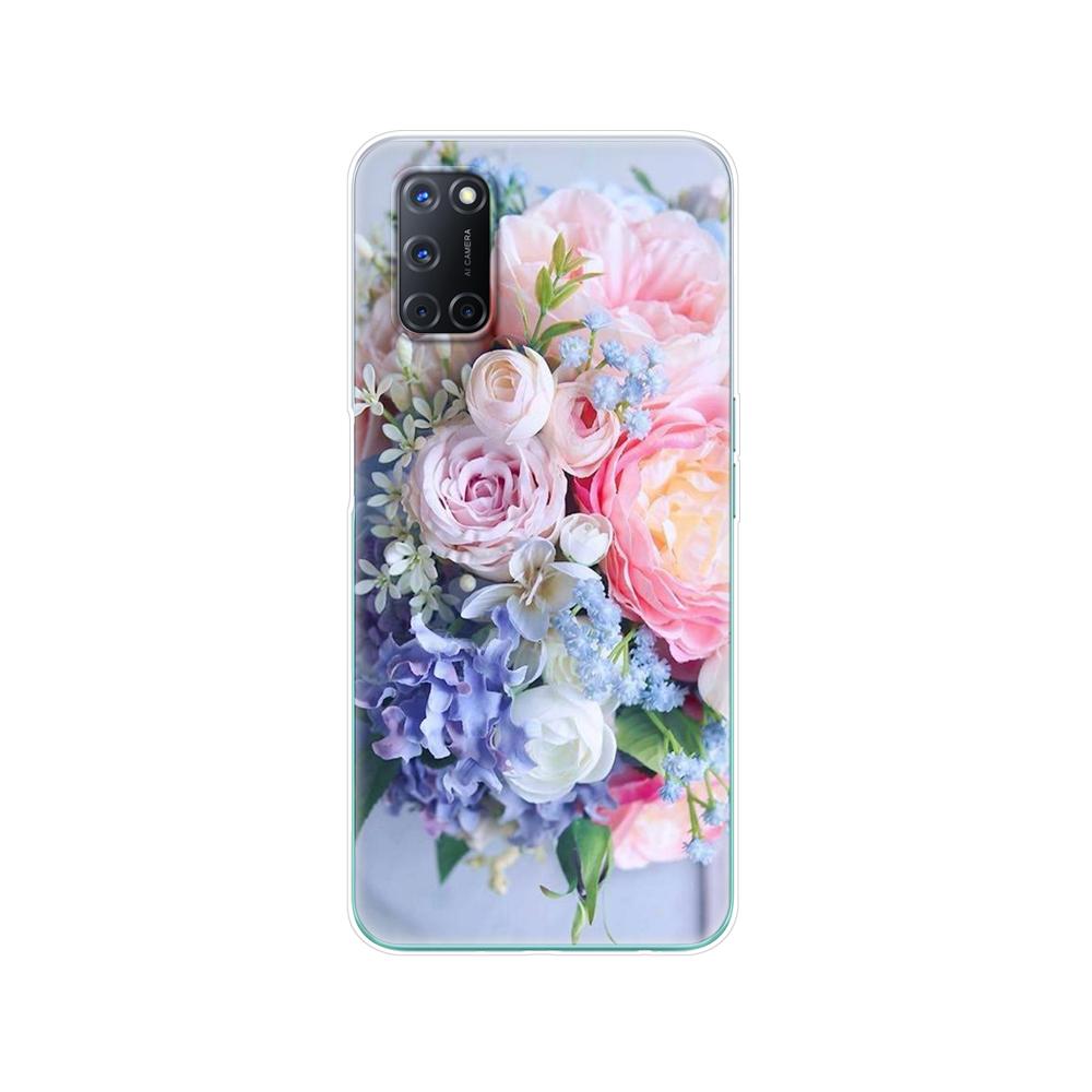 For OPPO A52 Case A92 A72 Case 6.5" Silicon Soft TPU Back Phone Cover For OPPO A 52 72 92 Case OPPOA92 OPPOA72 OPPOA52 Case Bag