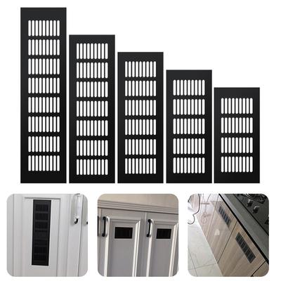 60mm Geniş Havalandırmalar Delikli Sac Alüminyum Alaşım Hava Girişi Dolap Gardırop Havalandırma Izgarası Havalandırmalar Izgara Havalandırma Kapağı