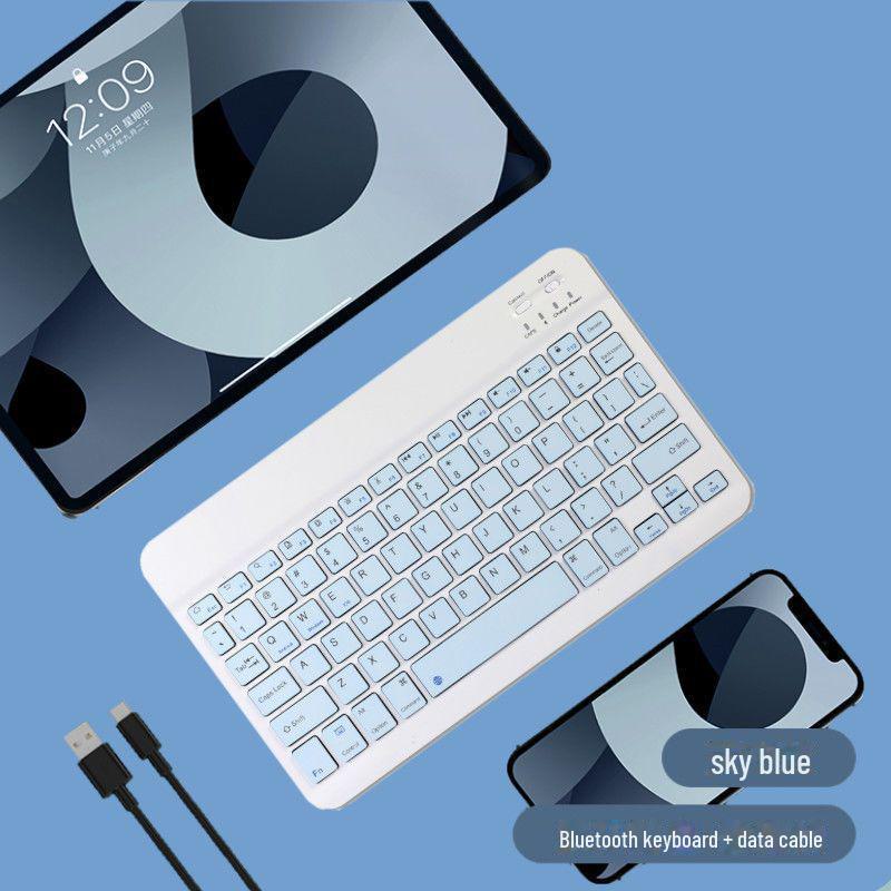 10-Inch Wireless Bluetooth Keyboard & Mouse Set for iPad, Mobile Phone, and Tablet