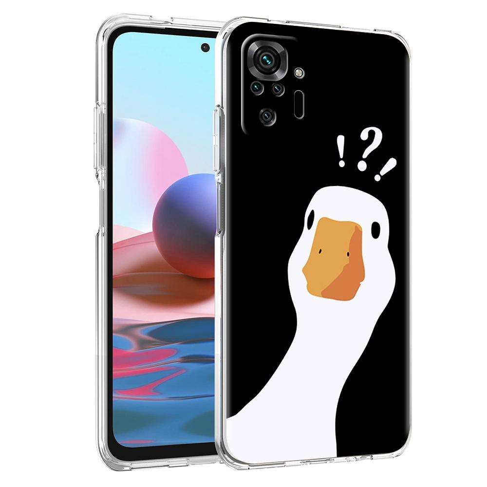 

Мультяшный Утенок Сомнения Чехол для Телефона Для Xiaomi Redmi Note 12 4G 11 10 Pro 5G 10C 10S 9S 9 9T 8T 9C 9A 8 8A 7 K50 K40 Игровой Чехол Redmi K40