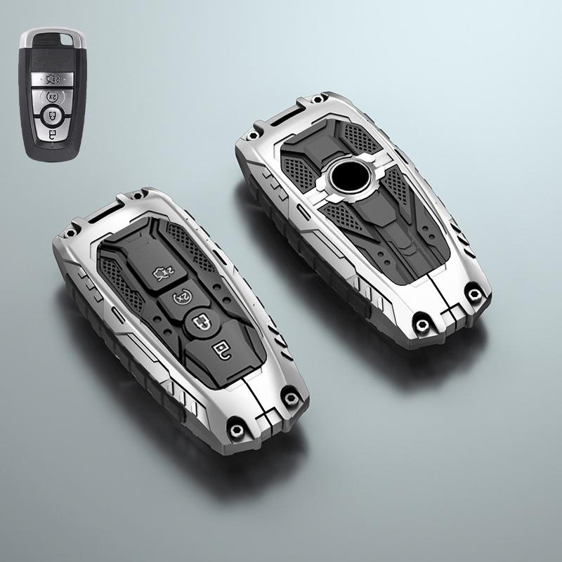 Zinc Alloy Car Key Case Cover Shell for Ford Mondeo Explorer Edge Expedition Fusion Mustang Focus C-Max S-Max Everest for Lincol