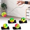 Rainbows Stretchy Hand Exercise Ball Multicolored Elastic Ball Portables Gym Ball for Gym Workouts and Stress Management