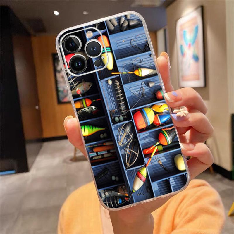 

Phone Case For iphone 17ProMax Air 16 15 14 13 Pro Max 15 16 Pro 15Plus Bass Fishing Fisherman Hunting Man iphone 13