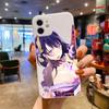 Genshin Impact Sexy Girl Luxusní Čtvercové Tekuté Silikonové Pouzdro na Telefon Pro iPhone 14 11 12 13 Pro Max Mini X XS XR 7 8 Plus SE2 Kryt
