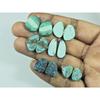 Natural Tibetan Turquoise Matched Pair Fancy Cabochon Gemstone 06 Pair Lot C-3604