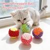 Colorful Plush Cats Toy Balls With Crinkle Sound - Interactive Catnip Toys For Kittens & Cats (Random Colors)