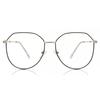 Full Rim Oval Silver Black Smartbuy Collection Denny X9815 4 C5 Fashion Unisex Eyeglasses