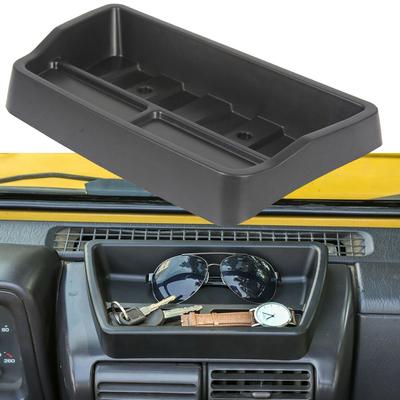 Organizatoriaus dėklas Prietaisų skydelio laikymo vieta Viršutinio prietaisų skydelio dėžutė Jeep TJ Wrangler 1997-2006 m. Automobilio aksesuarai