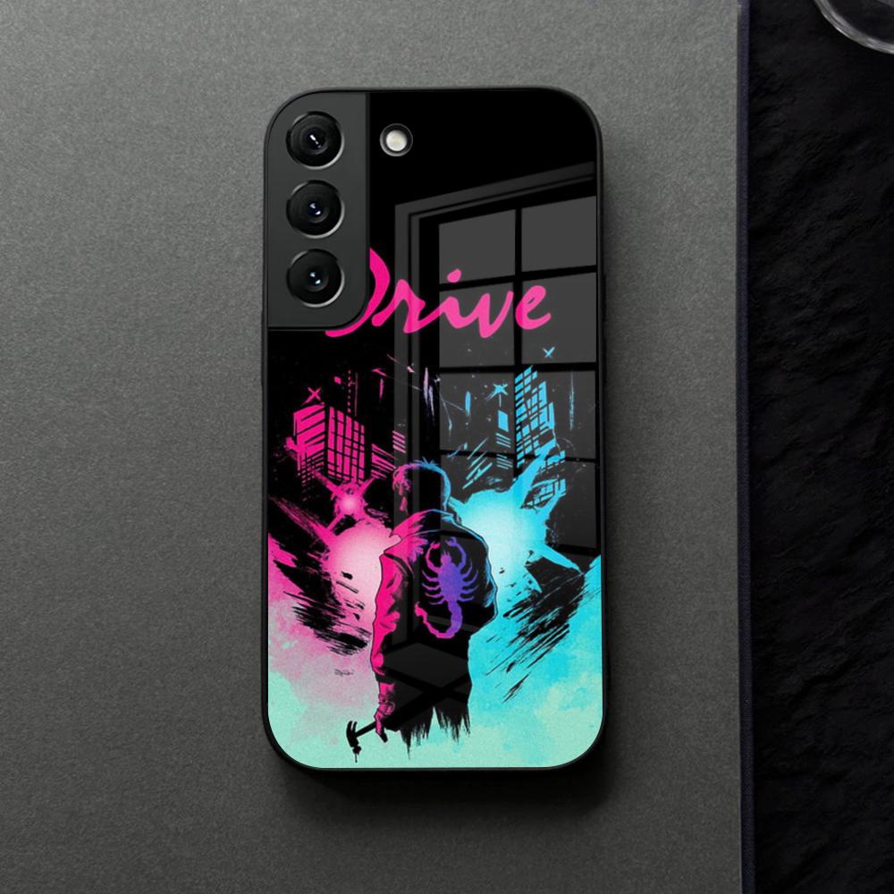 

Чехол для телефона с изображением Райана Гослинга из фильма Drive, стеклянный, для Samsung Galaxy S21 S26 S25 S22 S20 S24 S23 Ultra Fe Plus A16 A34 A54 A24 Galaxy S23