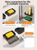 No Punch Soap Storage Rack No Drill Bath Soap Holder Free-Punch Wall Mounted Soap with Cover Plastic Drain Soap Box Household Ba