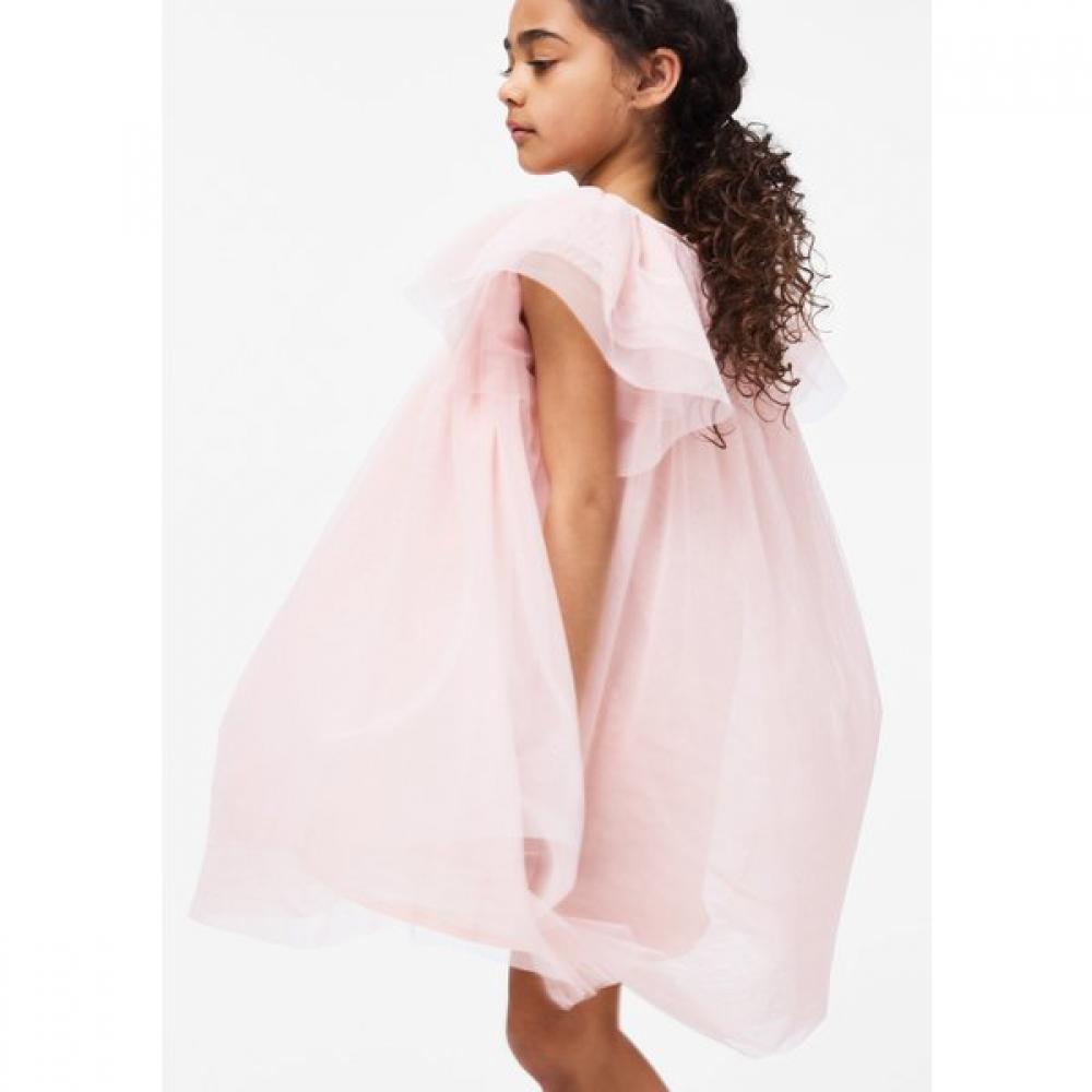 Mollo 3 8y Coccolita Pleated Tulle Dress Akis9op013