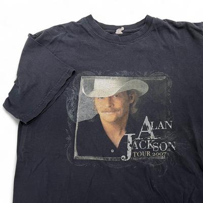 Alan Jackson Country 2007 Svart Ensidig Tröja Unisex Konsert S-5XL B127 Unisex T-shirt