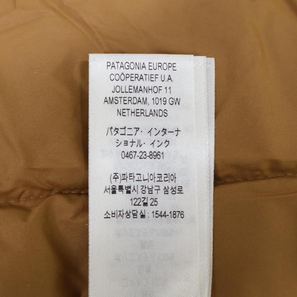 patagonia 23 year old 22945 Camel x Grade Riftwood Canyon Coat coat L Camel/GrayUsed