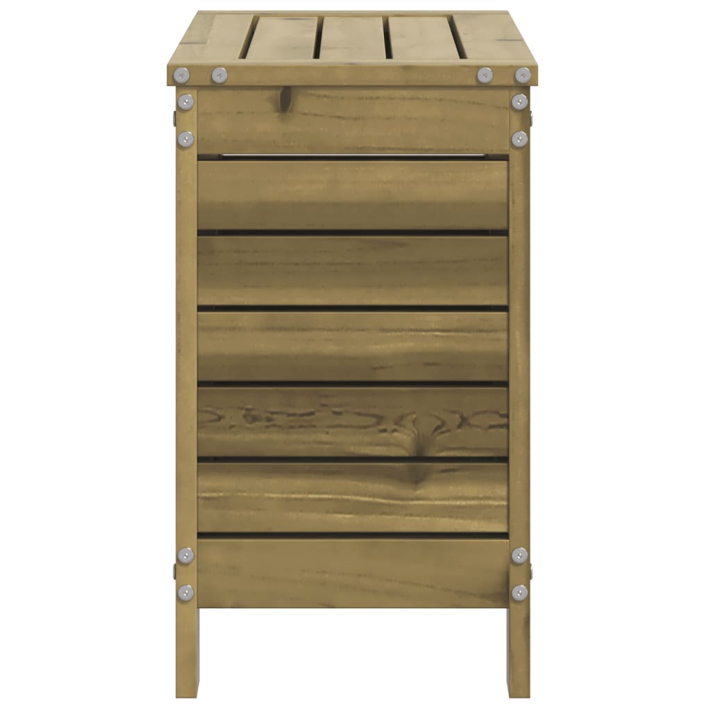 Garden Stool 62 x 31.5 x 52 cm Pressure Treated Pine Wood