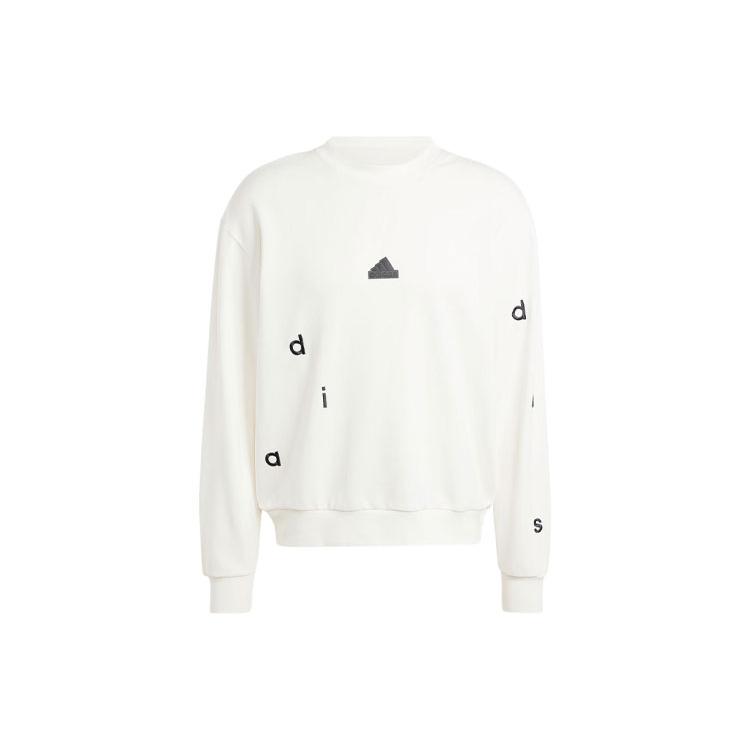 Мужская вышитая толстовка Adidas Нефритово-белая IS2036 XXL