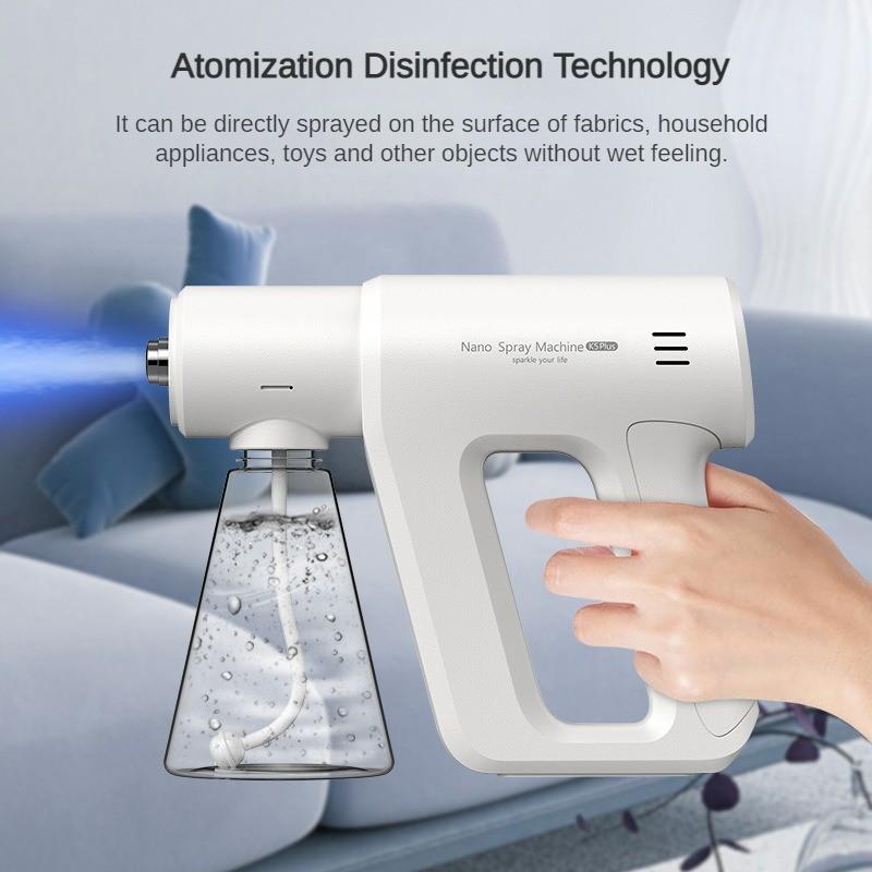 350ML Przenośny Nano Opryskiwacz Akumulatorowy Sterylizator Światłem Niebieskim Ręczny Domowy Pistolet Do Dezynfekcji