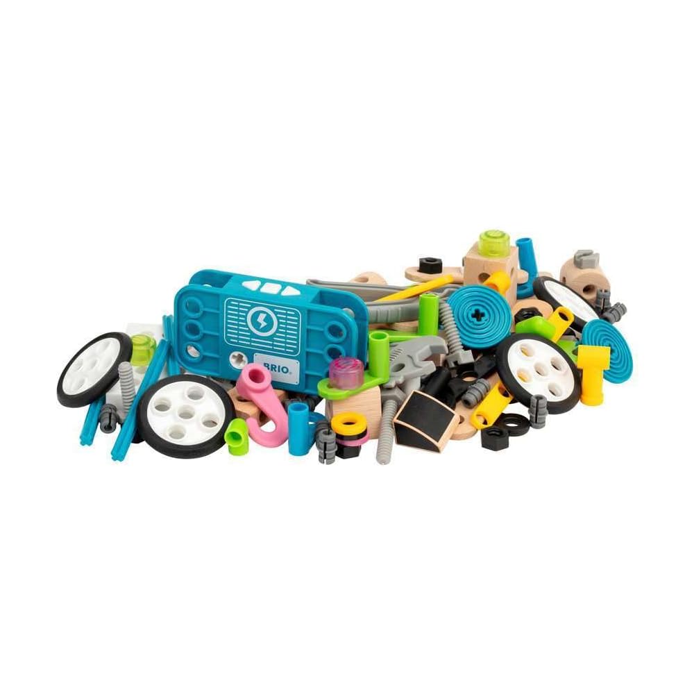 Brio Builder Motor Set 34591 121 Pieces Wooden Toy for Ages 3 and Up Construction Play