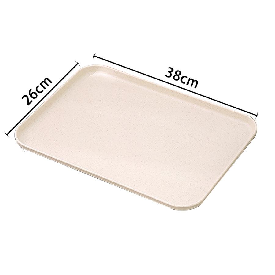 Thickened New Color Large Tray Creative Kindergarten Restaurant Tea Snack Tray Fruit Tray Fast Food Serving Tray