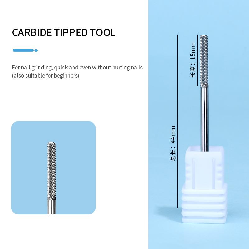 Professional Nail Drill Bits Tungsten Carbide Milling Gel Removal Cutters Set Tips Sander Heads Manicure Lathe Strawberries