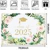 Avezano Floral Graduation Backdrop Flower Garland Graduation Party Decorations 2025 Congrats Grad Class of 2025 Photoshoot Background Prom Party